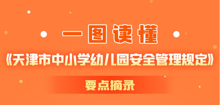一图读懂《天津市中小学幼儿园安全管理规定》